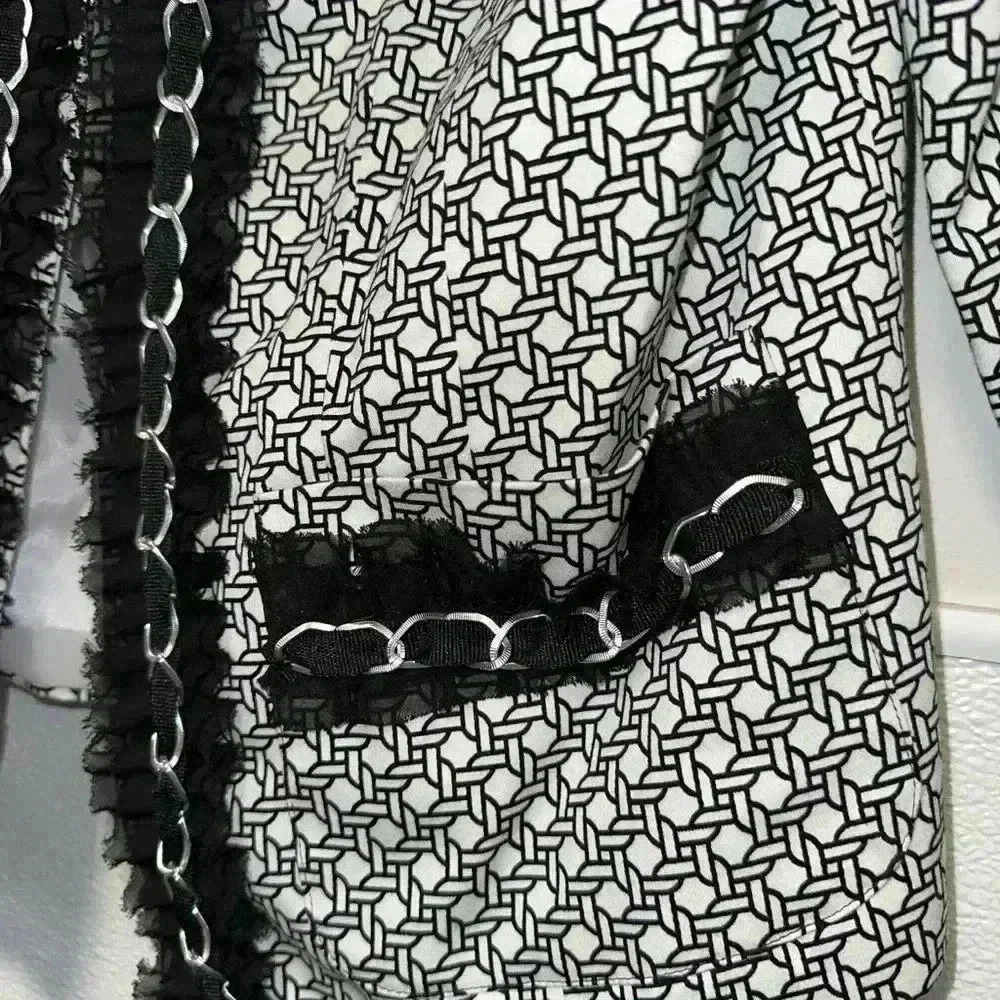 A. Giannetti Blazer S White Black for Women - Picture 5 of 12
